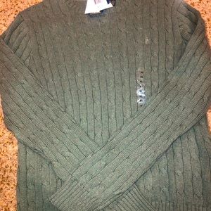 Ralph Lauren Army Green knit sweater